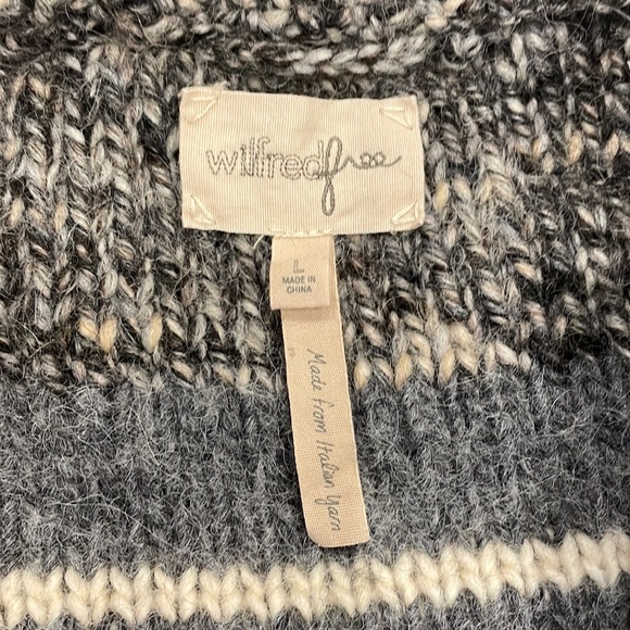 Wilfred Free Erable Zippered Cardigan Sweater - Picture 2 of 6